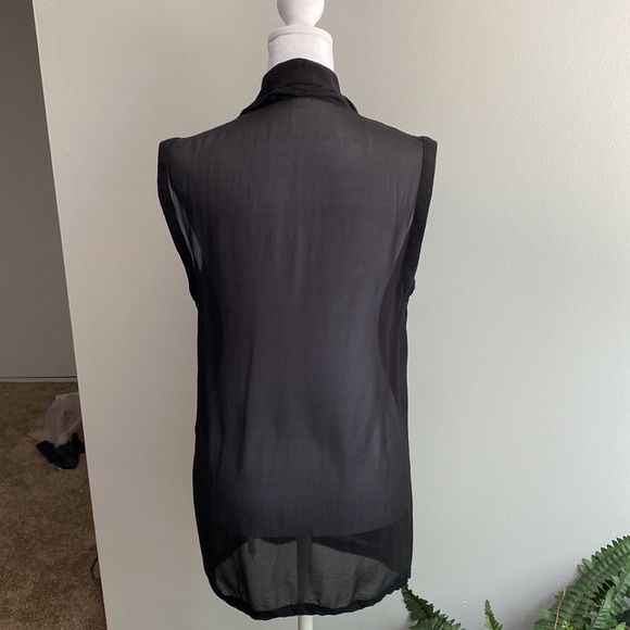 Helmut Lang Faux Wrap Top - Picture 3 of 13